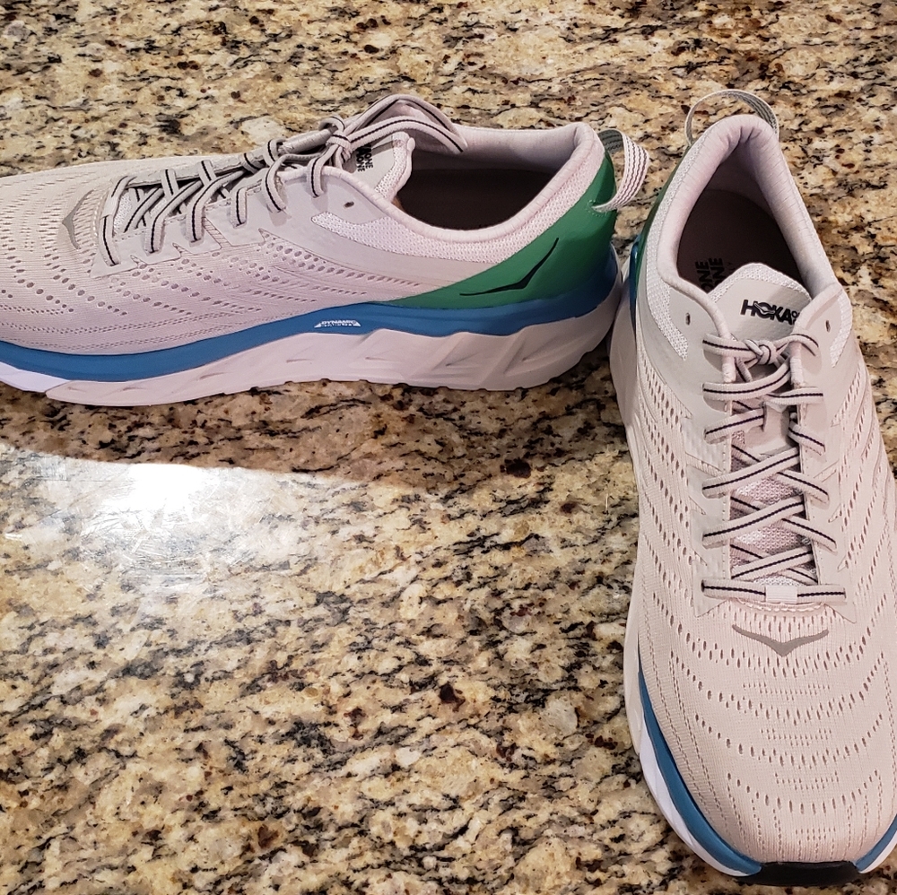 HOKA Men's Arahi 4 Lunar Rock/Nimbus Cloud